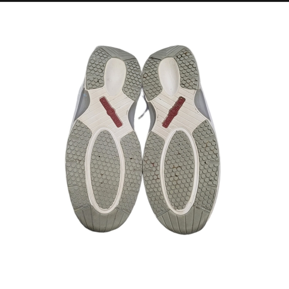 OrthoFeet Women's 8.5 D Wide White Coral Athletic Walking Shoes - Picture 14 of 16